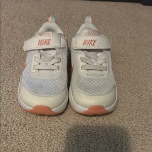 Nike Kids White and Orange Shoes